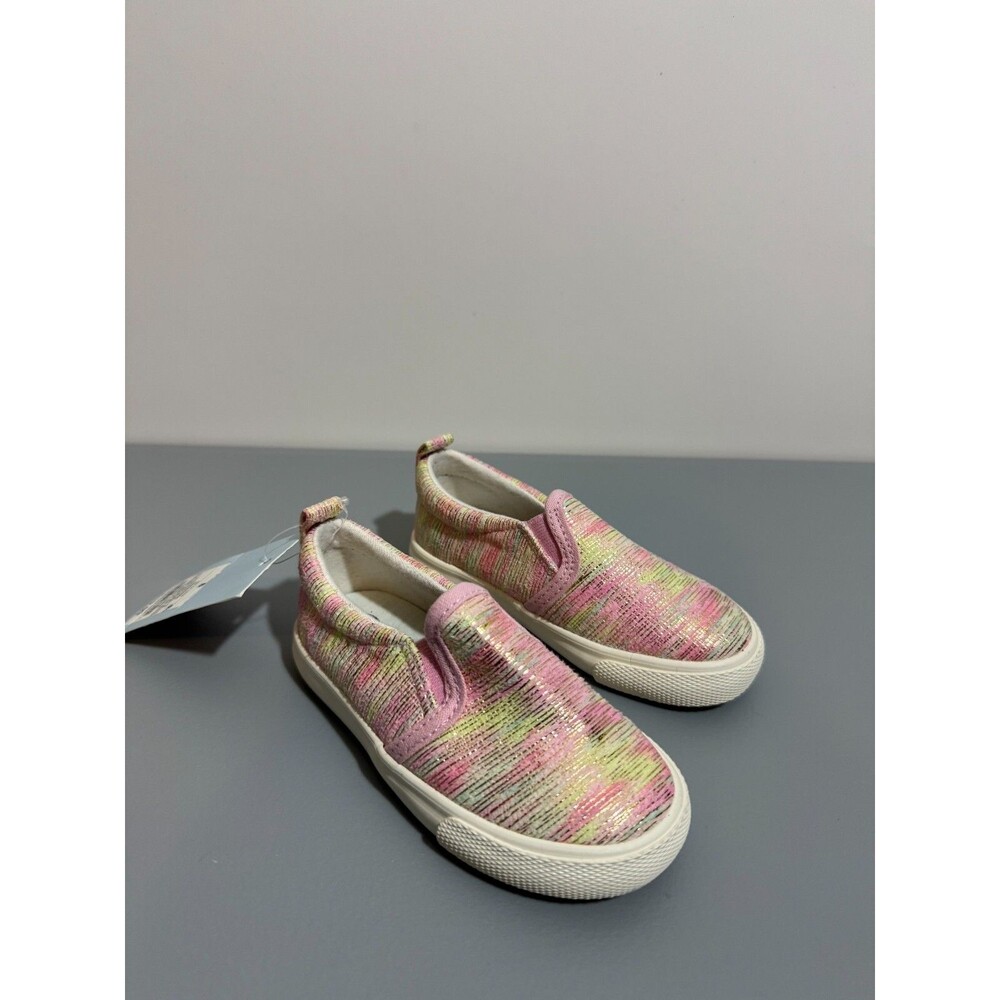 Cat & Jack Girl's Shoes Canvas Slip On Pink Size 6